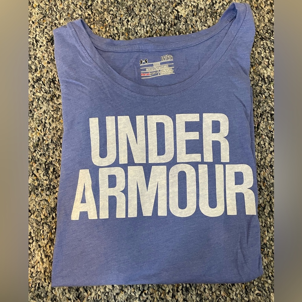 NWOT Blue Under Armour T Shirt Large